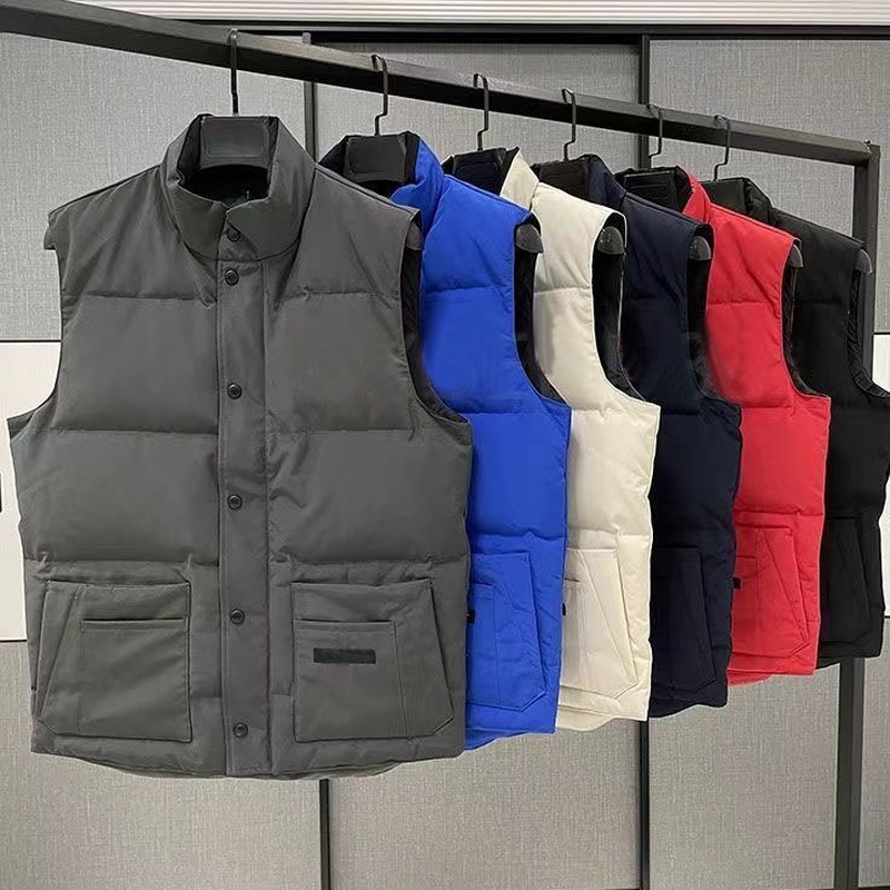 white blue grey black red vests