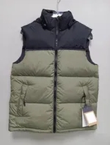 olive green puffer vest