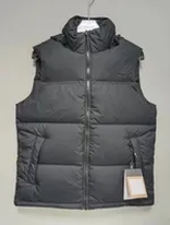 gray puffer vest