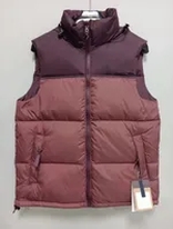 maroon puffer vest