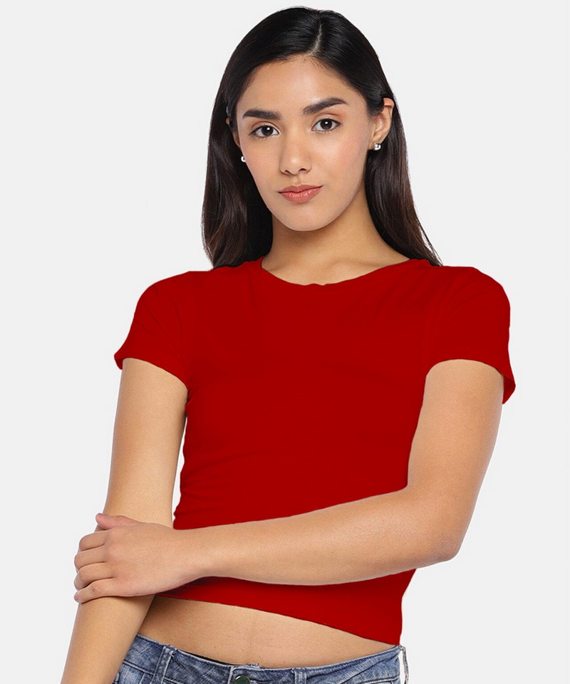 red tee shirt