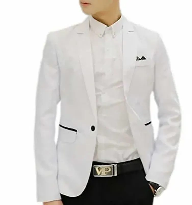 white suit jacket