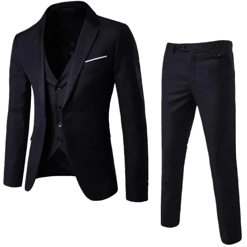 navy blue suit