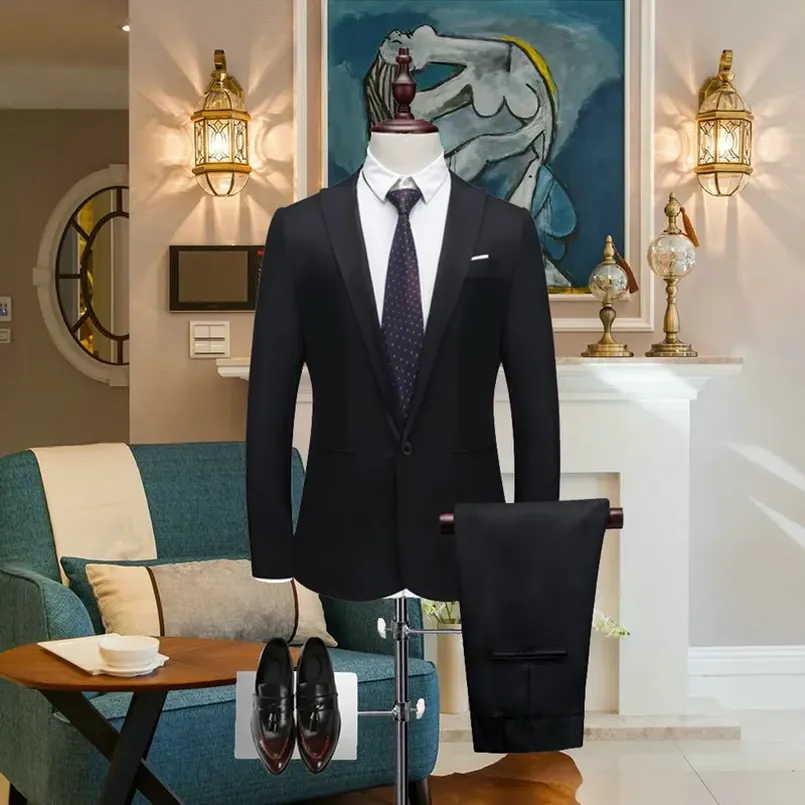 charcoal slim fit suit